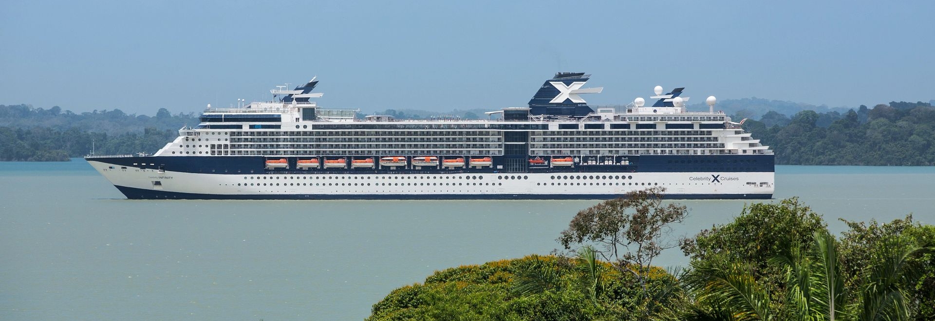 The Celebrity Infinity sailing