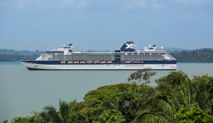 The Celebrity Infinity sailing