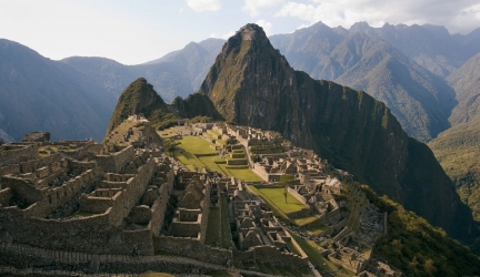 Aerial View of Machu Picchu