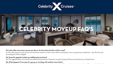 Celebrity Cruises Move Up offer