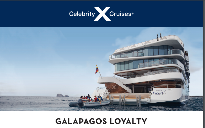 Celebrity Cruises Galapagos Loyalty
