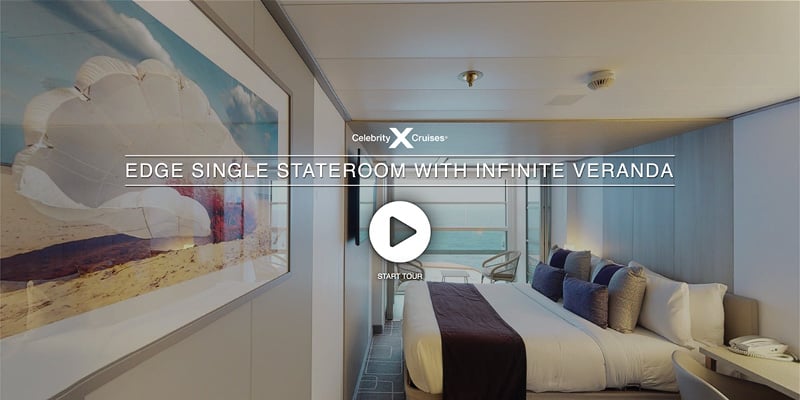 Edge Single Stateroom With Infinite Veranda