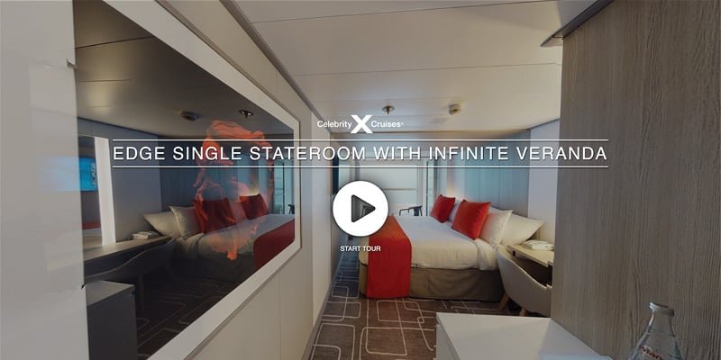 Edge Single Stateroom With Infinite Veranda