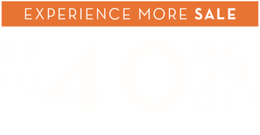 up to 40% off on shore excursions and more